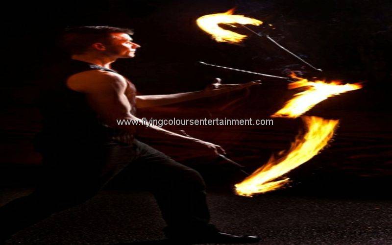 Freestyle Fire Juggling