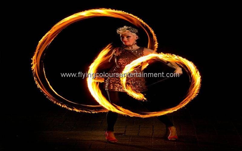 Fire Poi Freestyle