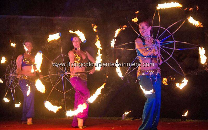 Belly Dance Fire Show