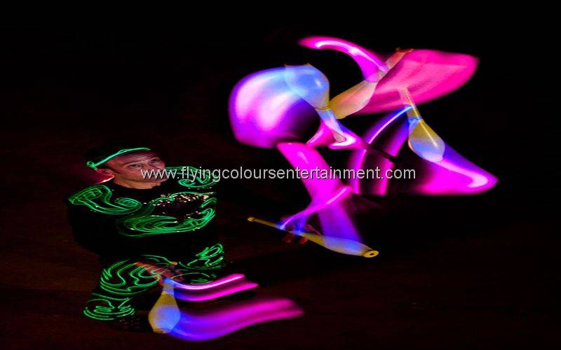 Glow LED Light Jugglers