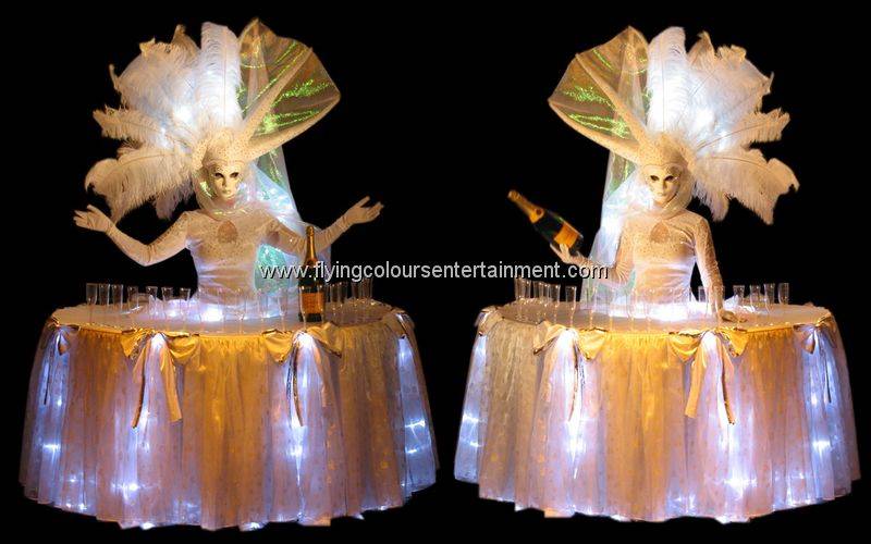 Glow LED Light Living Tables