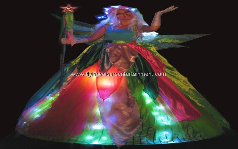 Glow LED Light Stilt Walkers